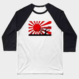 Samurai fight Baseball T-Shirt